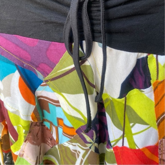 Profile NWT Wearable Art Graphic Colorful Patchwork Skirt I Size: S - Picture 5 of 13